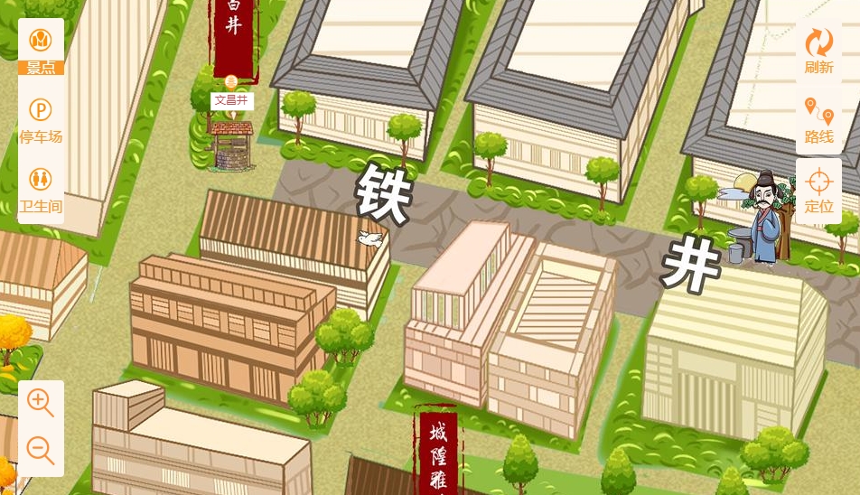 双城智慧景区：手绘地图与语音导览的完美融合