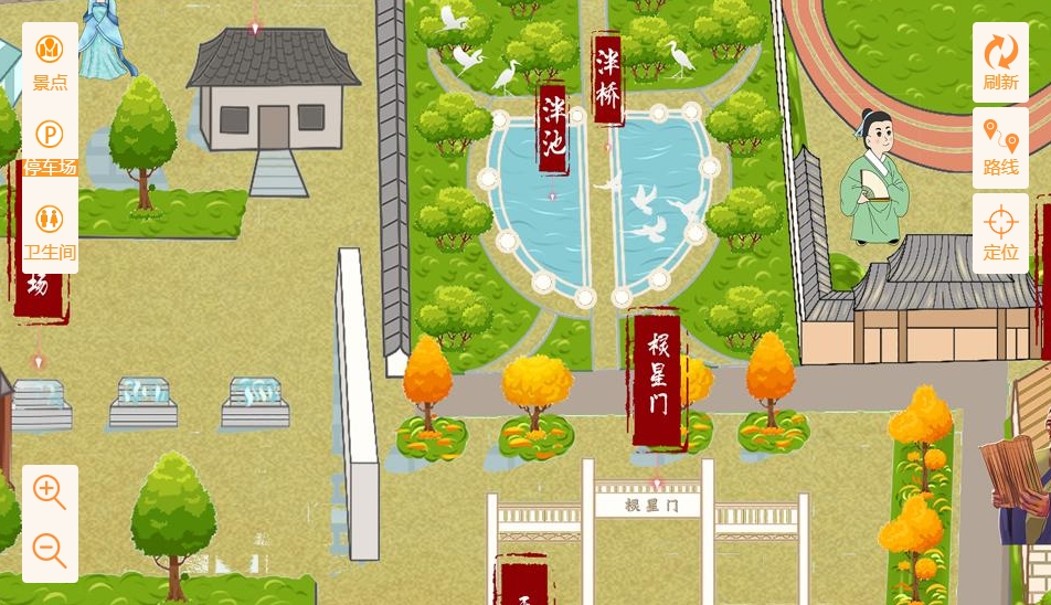 双城手绘地图景区语音讲解导览系统：智慧景区建设的基石